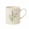 Mug 350 ml en céramique ivoire à motif floral en relief pour boissons chaudes
